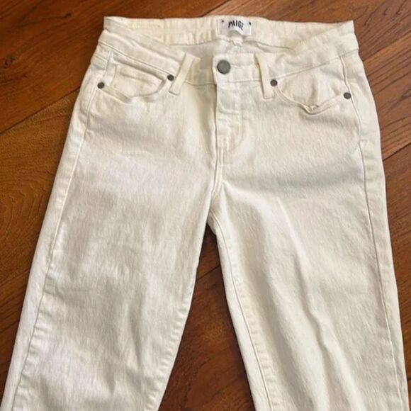 PAIGE Skyline Ankle Peg in Crisp White - Picture 8 of 13